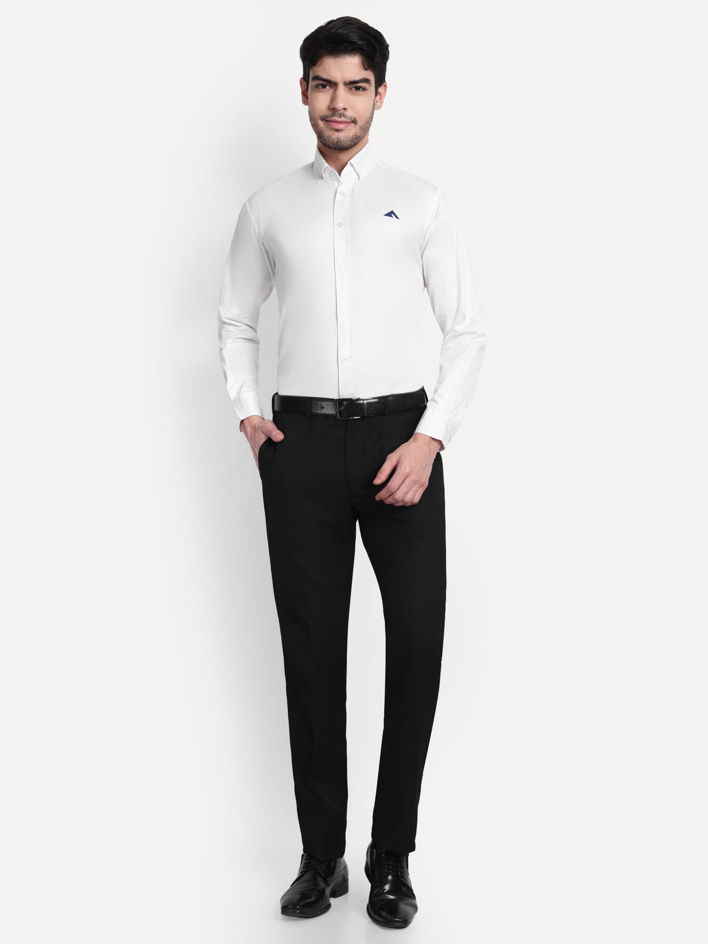 aootfit Combo of 2 Mens Shirt (Wine & White)