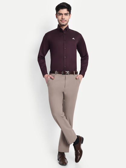 Mens formal wine shirt