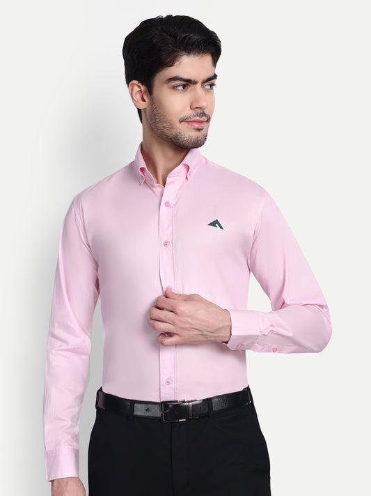Mens formal light pink shirt