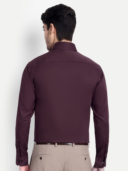 Mens formal wine shirt