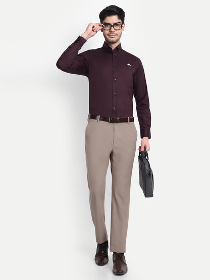 Mens formal wine shirt