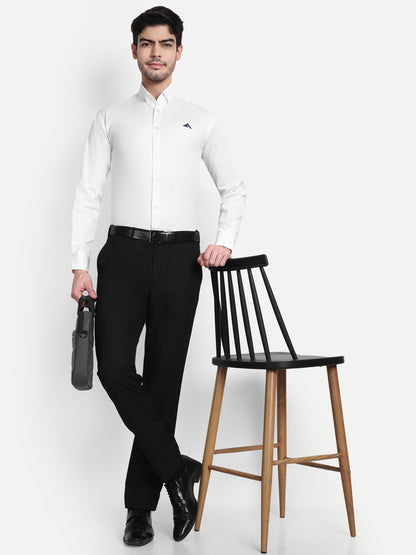 aootfit Combo of 2 Mens Shirt (White & Black)